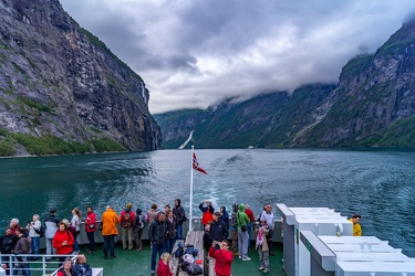 Sailing on Geirangerfjord